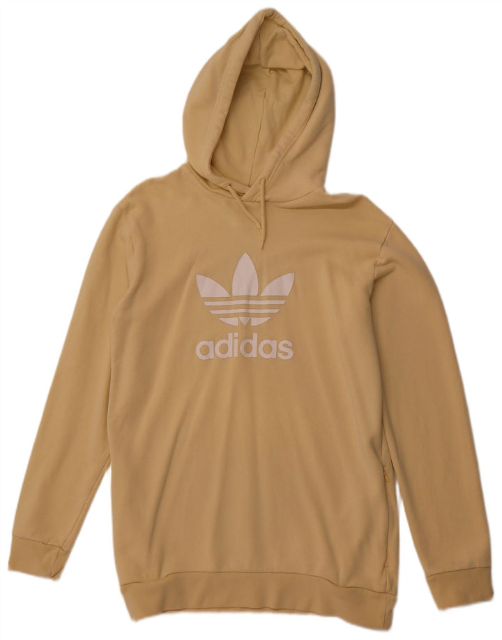 ADIDAS Jersey con capucha gráfica para hombre Algodón amarillo medio