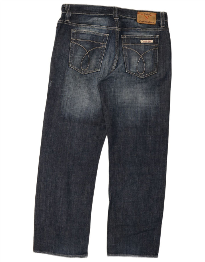 Vaqueros rectos Calvin Klein para hombre W34 L28 azul