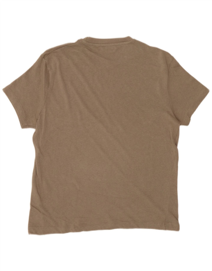 Zara Hombre Camiseta Top Gris Medio