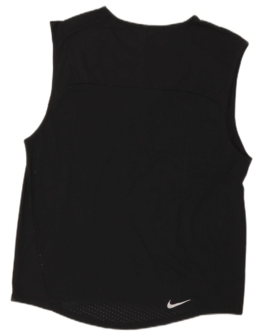Nike Hombre Dri Fit Chaleco Top Medio Negro Poliéster