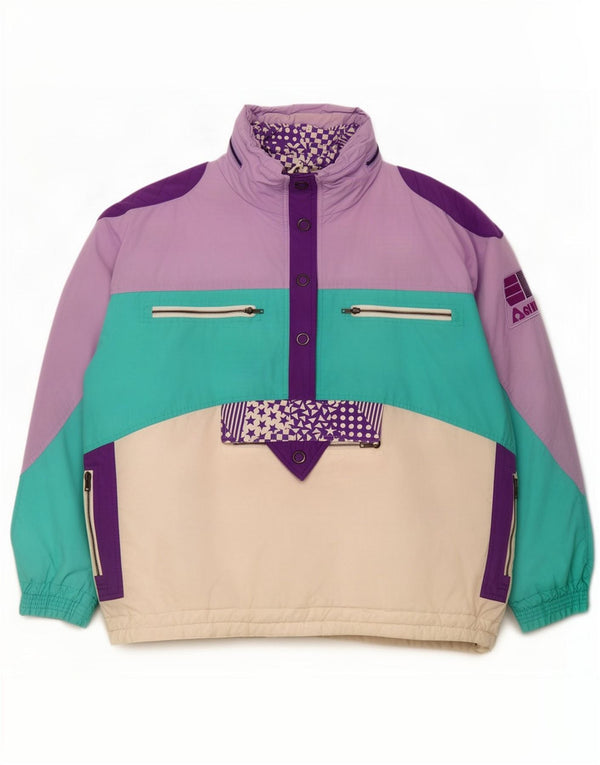 Chaqueta de esquí activa para hombre US 44 2XL Algodón con bloques de color multicolor