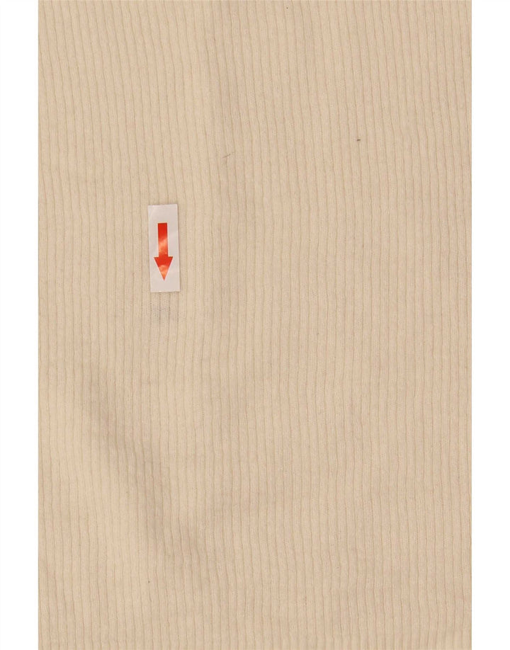 Massimo Dutti Suéter Cárdigan Corto para Mujer UK 8 Small Off White