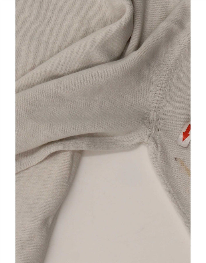 North Sails Jersey de cuello redondo para mujer UK 44 Algodón gris medio