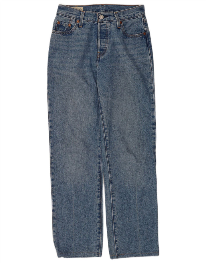 Vaqueros Levi's Mujer 501 Rectos W23 L28 Algodón Azul