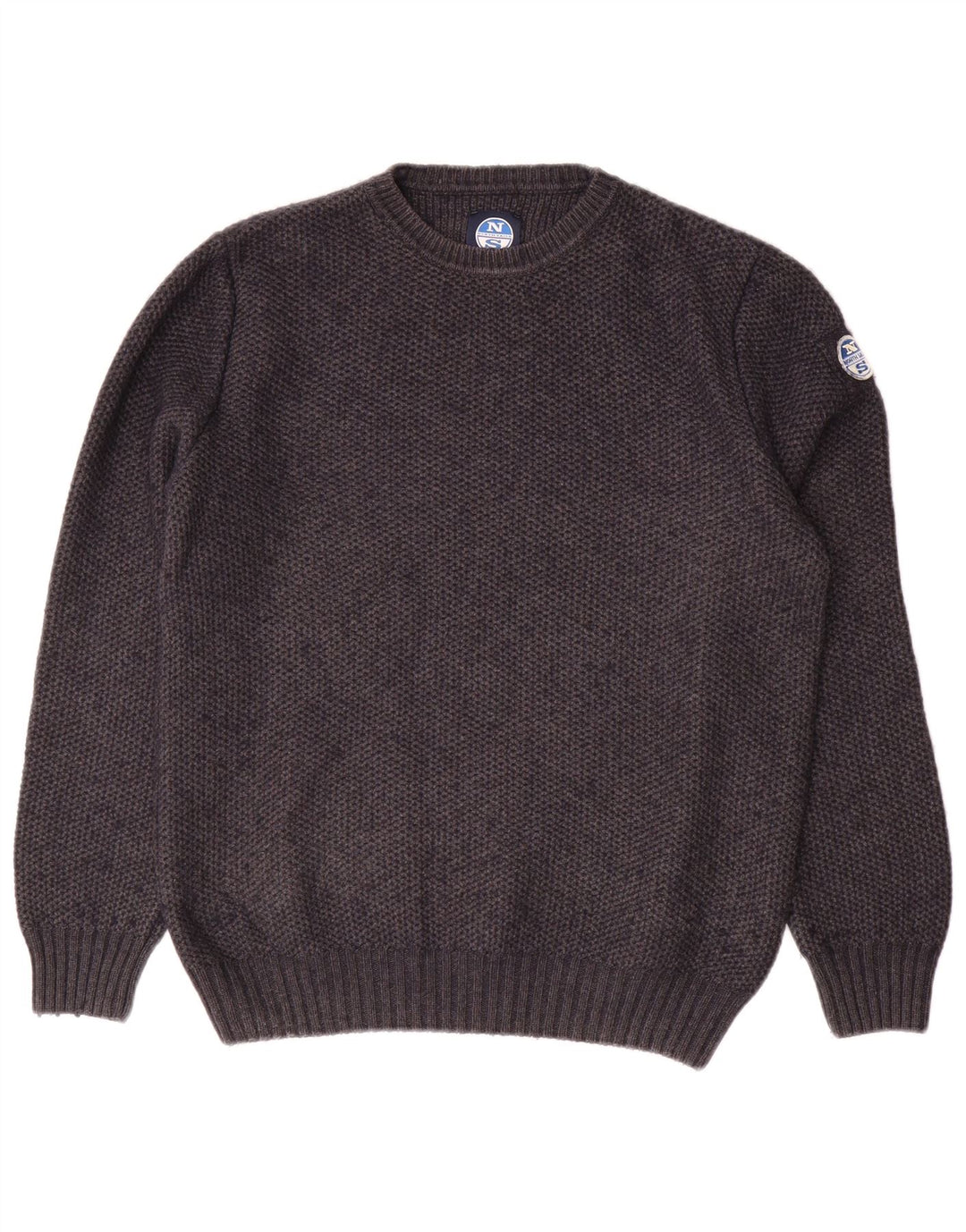 North Sails Jersey De Cuello Redondo Para Hombre Pequeño Algodón Gris