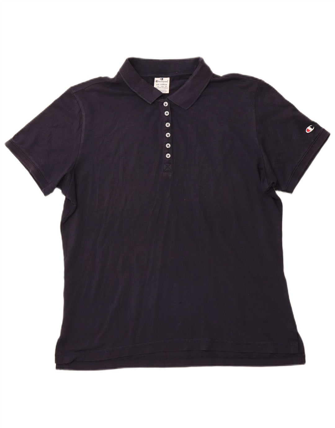 CHAMPION Polo para mujer UK 22 2XL Azul marino