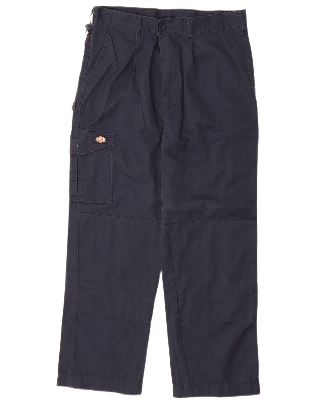 Dickies Pantalones cargo pegados para hombre W34 L30 Poliéster azul marino