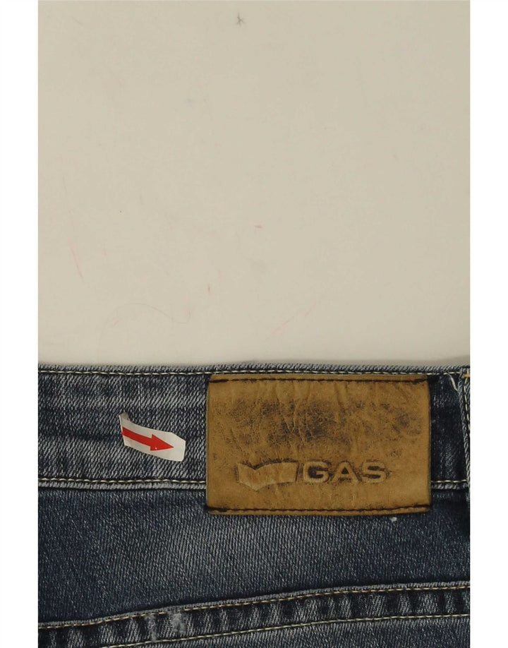 Shorts vaqueros para hombre Gas W32 Algodón azul medio