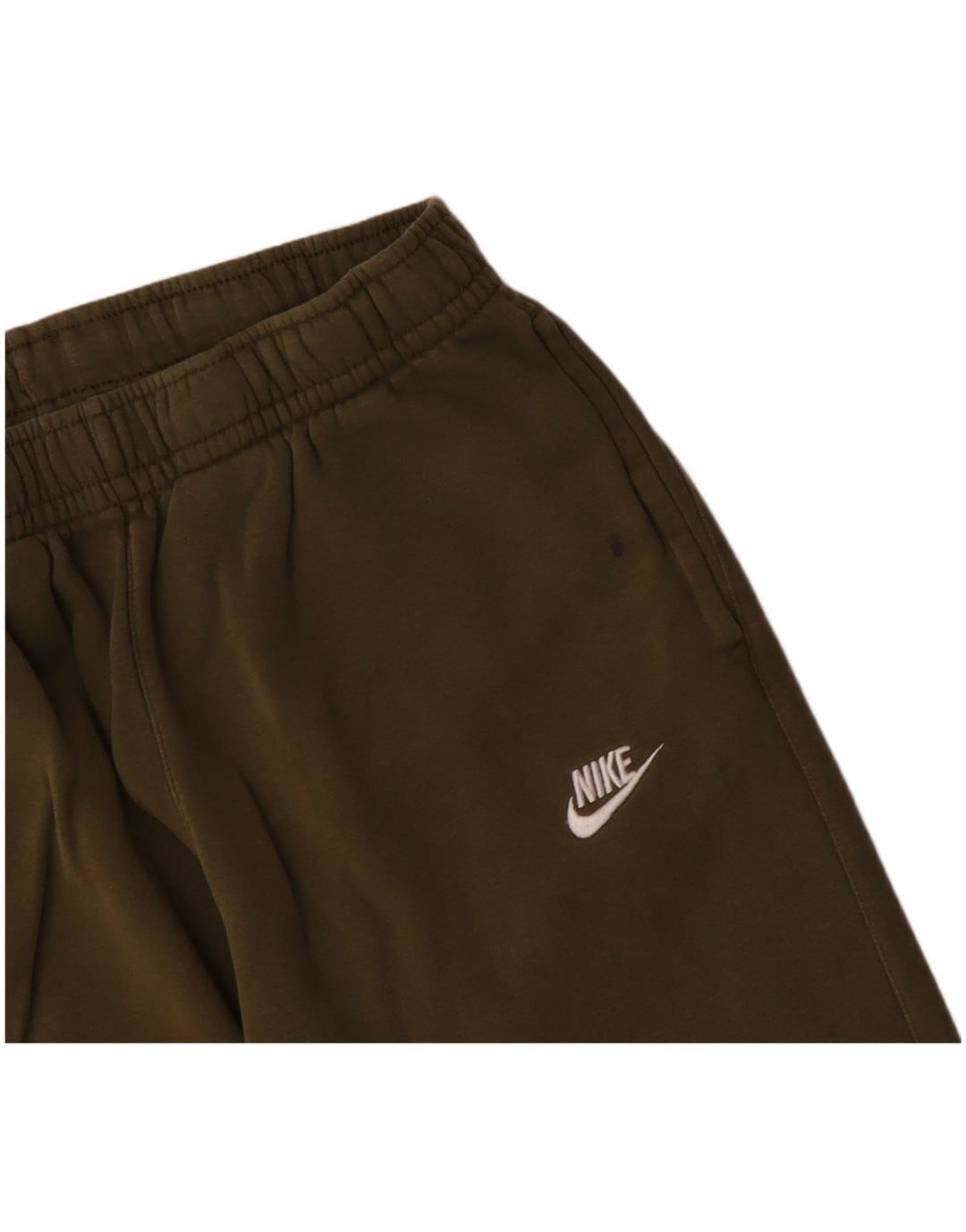 NIKE Hombre Pantalones de Chándal Joggers Small Caqui Algodón
