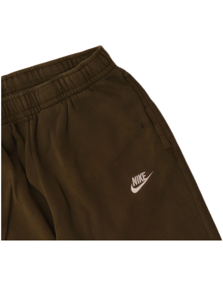 NIKE Hombre Pantalones de Chándal Joggers Small Caqui Algodón