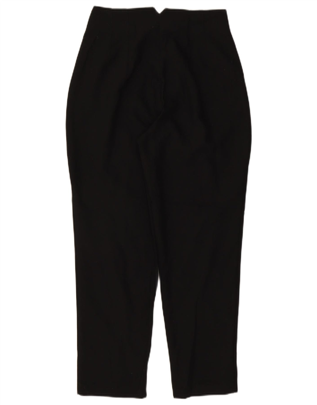 Zara Mujer Pantalón Casual Tapered Mediano W28 L26 Poliéster Negro