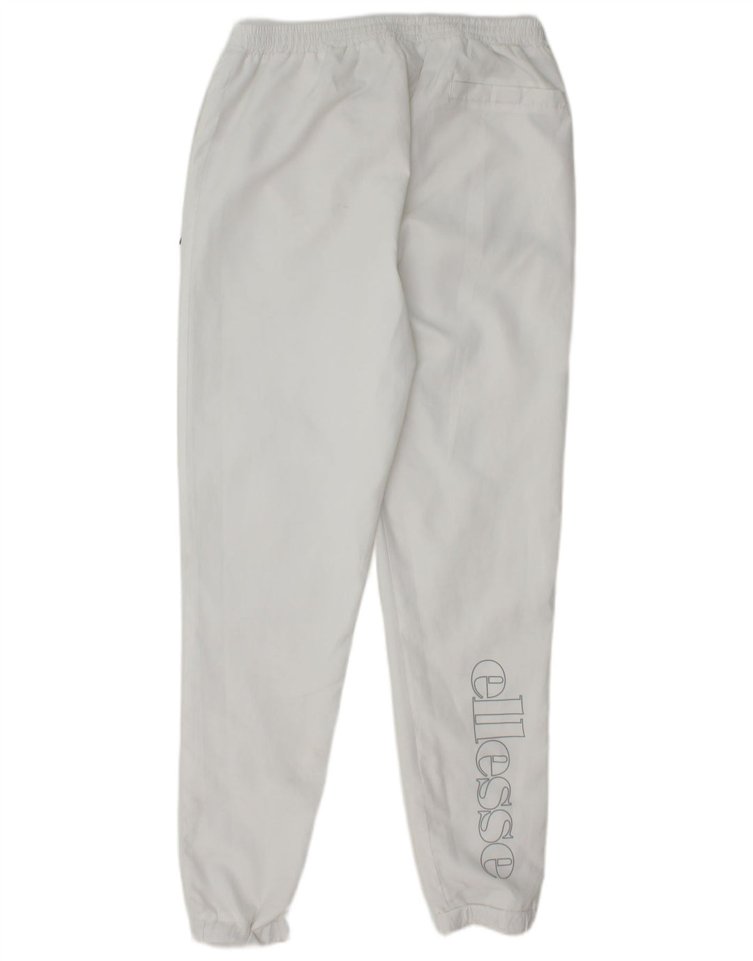 ELLESSE Pantalones de Chándal para Hombre Joggers Small Blanco Poliéster