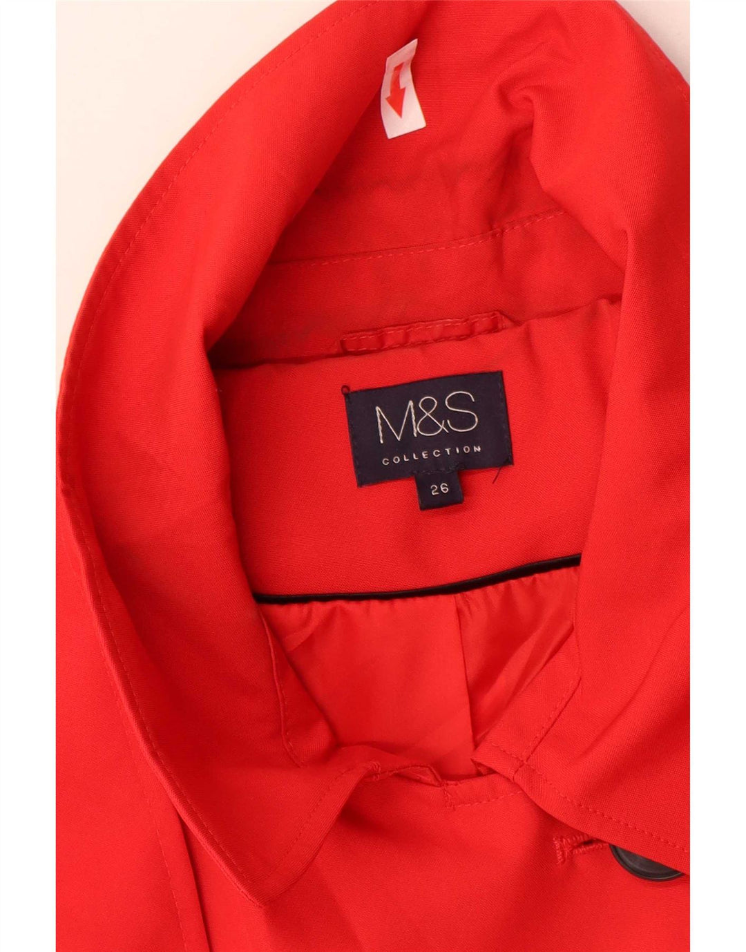 Marks & Spencer Gabardina para mujer UK 36 5XL Poliéster rojo