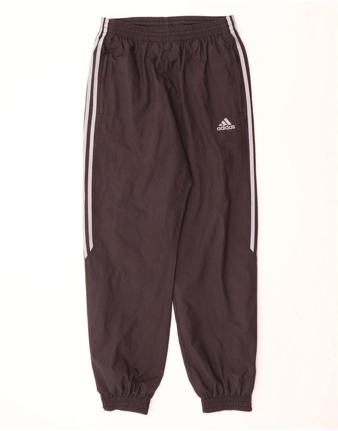 ADIDAS Pantalones de chándal para hombre Joggers UK 38/40 Mediano Negro Poliéster