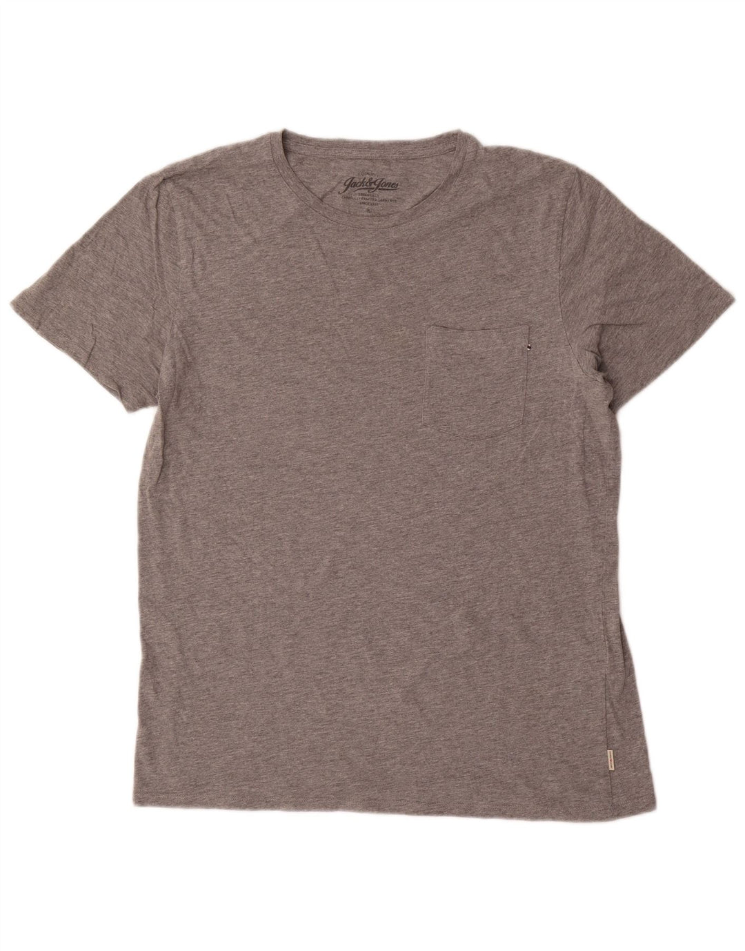 Jack & Jones Hombre Camiseta Top XL Gris Algodón