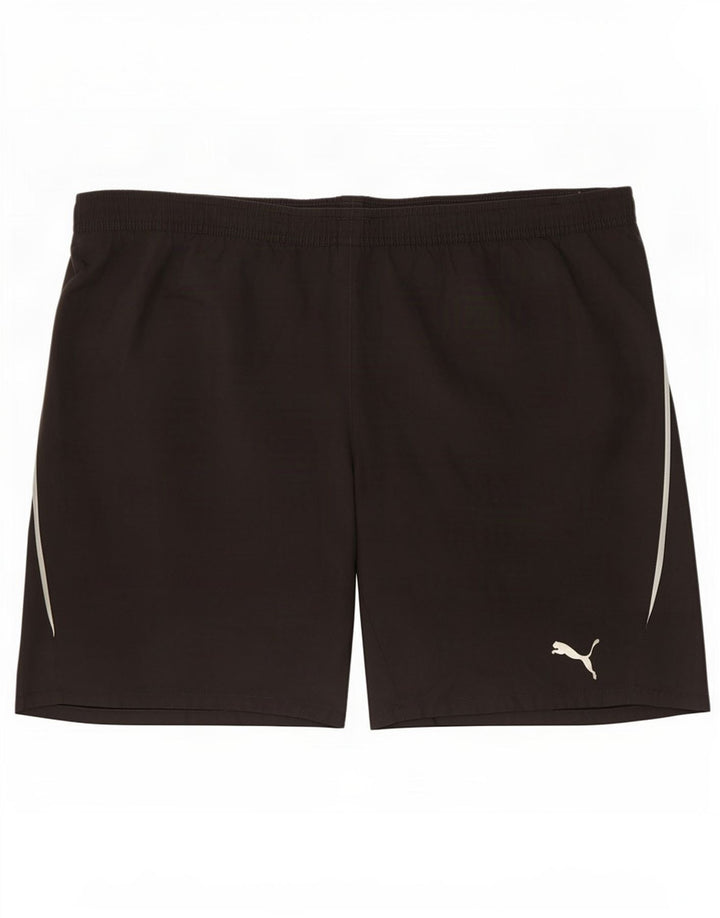Pantalones cortos deportivos Puma para hombre mediano negro