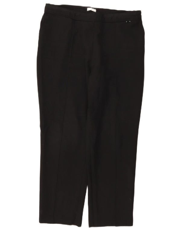 Marks & Spencer Pantalones Cortos Rectos para Mujer UK 46 Large W36 L26 Negro