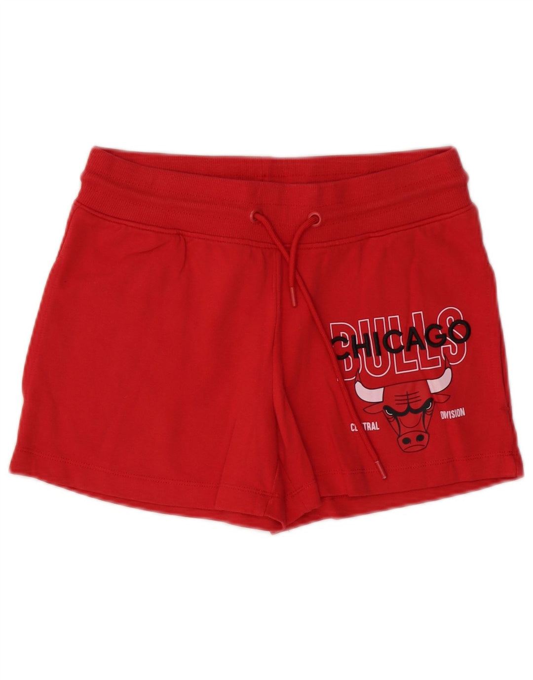 NBA Chicago Bulls Graphic Sport Shorts UK 10 Pequeño Algodón Rojo