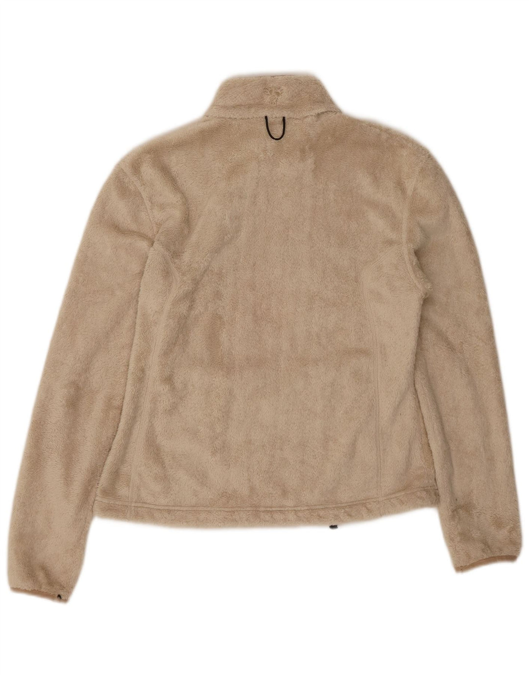 JACK WOLFSKIN Womens Fleece Jacket UK 10 Small Beige