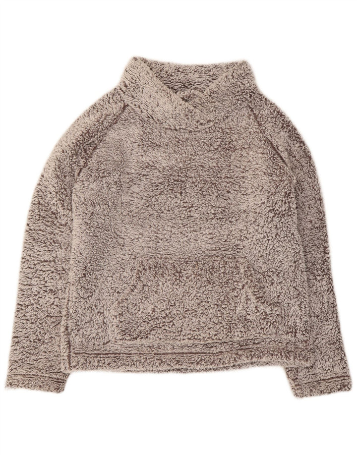 John Lewis Jersey de forro polar extragrande para mujer Reino Unido 10 Pequeño poliéster gris