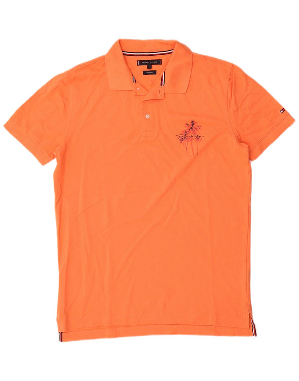Tommy Hilfiger Polo Regular Fit para Hombre Naranja Pequeño