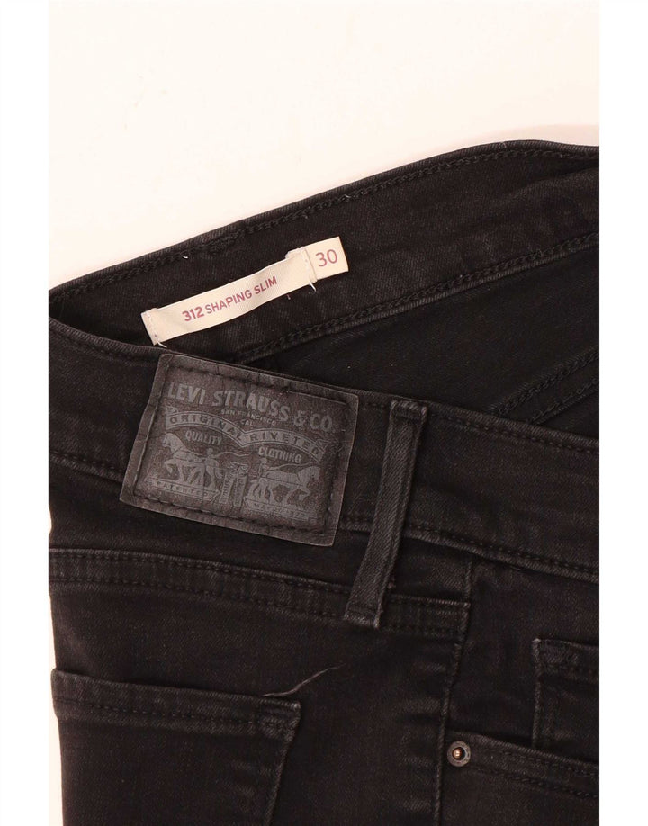 Levi's Mujer 312 Shaping Slim Jeans W30 L30 Black