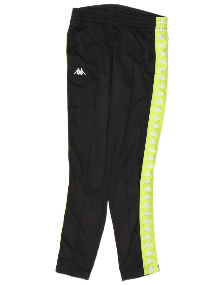 KAPPA Chándal completo con gráfico para niños 15-16 años Poliéster color block negro