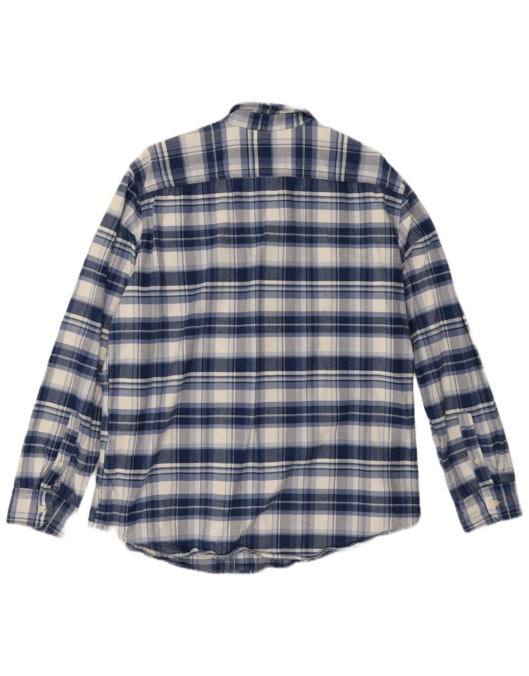 Levi's Camisa de franela estándar para hombre XL Algodón a cuadros azules