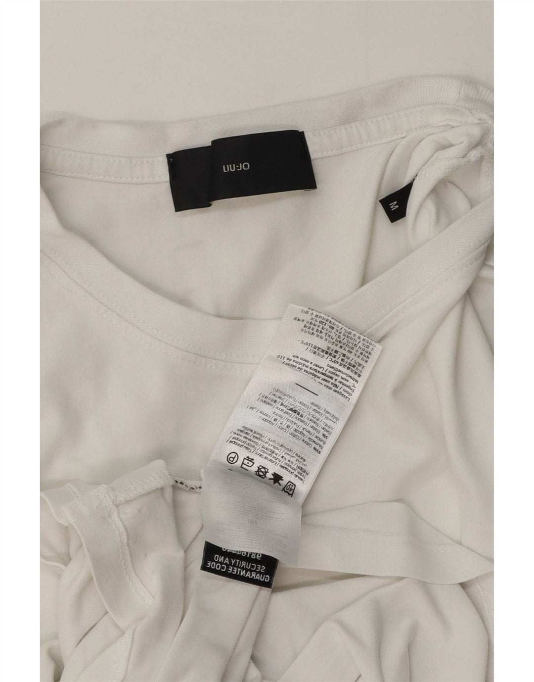 Camiseta Liu Jo Hombre Top Medium Blanco Algodón