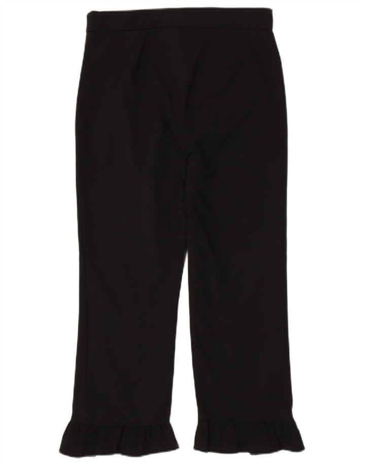 Zara Mujer Pantalones Cortos Rectos Pequeños W26 L23 Negro