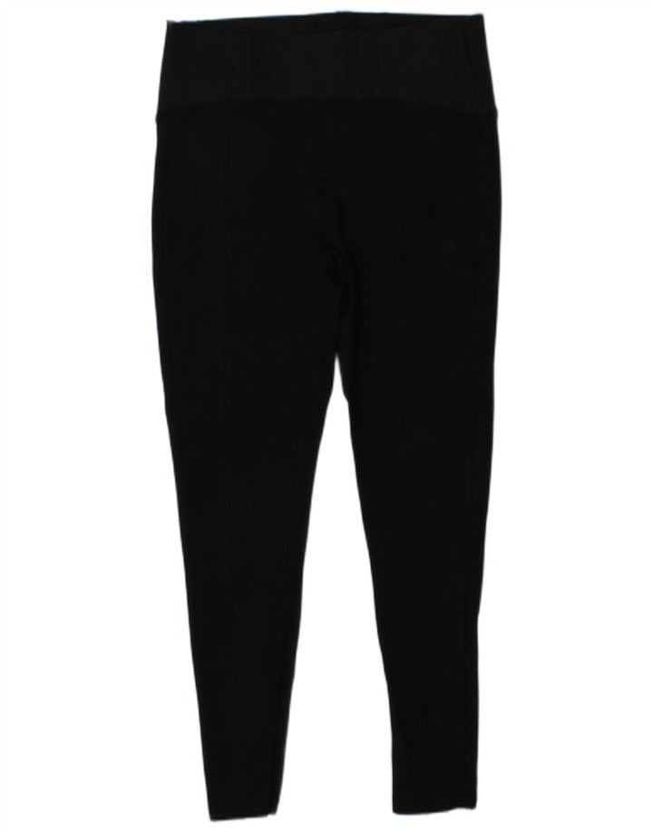 MARKS & SPENCER Womens Leggings UK 12 Medium Black Viscose