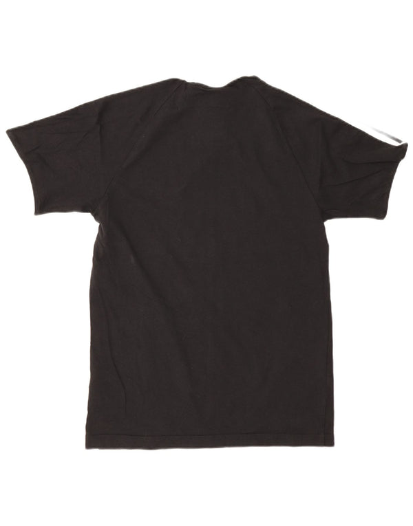Adidas Mens T-Shirt Top Small Black Cotton