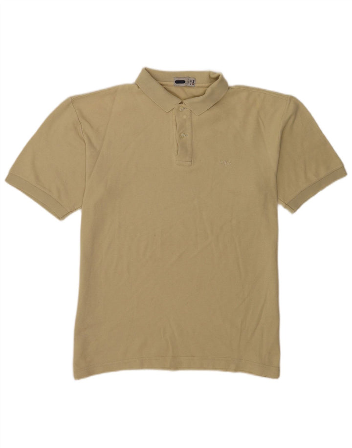 Polo Fila Hombre IT 50 Algodón Beige Medio