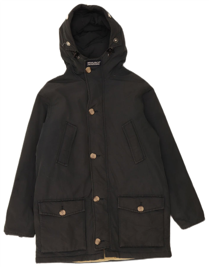 Woolrich Parka acolchada con capucha para niños 11-12 años Negro