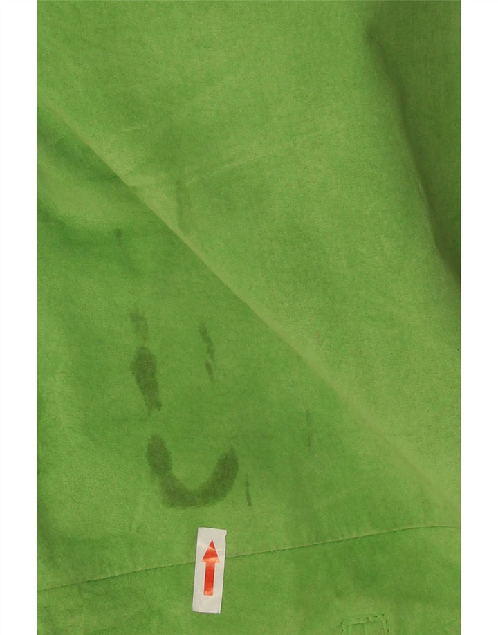 Gai Mattiolo Chaqueta de ante para mujer UK 46 Grande Verde
