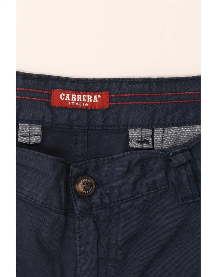 Carrera Pantalones cortos cargo para hombre XL W38 Azul marino