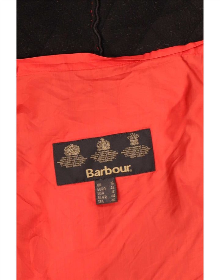 Barbour Chaqueta acolchada para mujer UK 46 Grande Poliamida roja