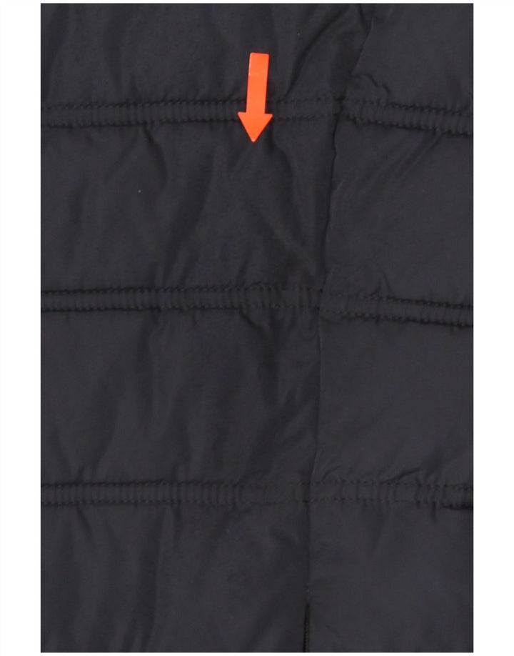 Geox Mujer Respira Chaqueta Acolchada UK 40 Grande Poliéster Azul Marino