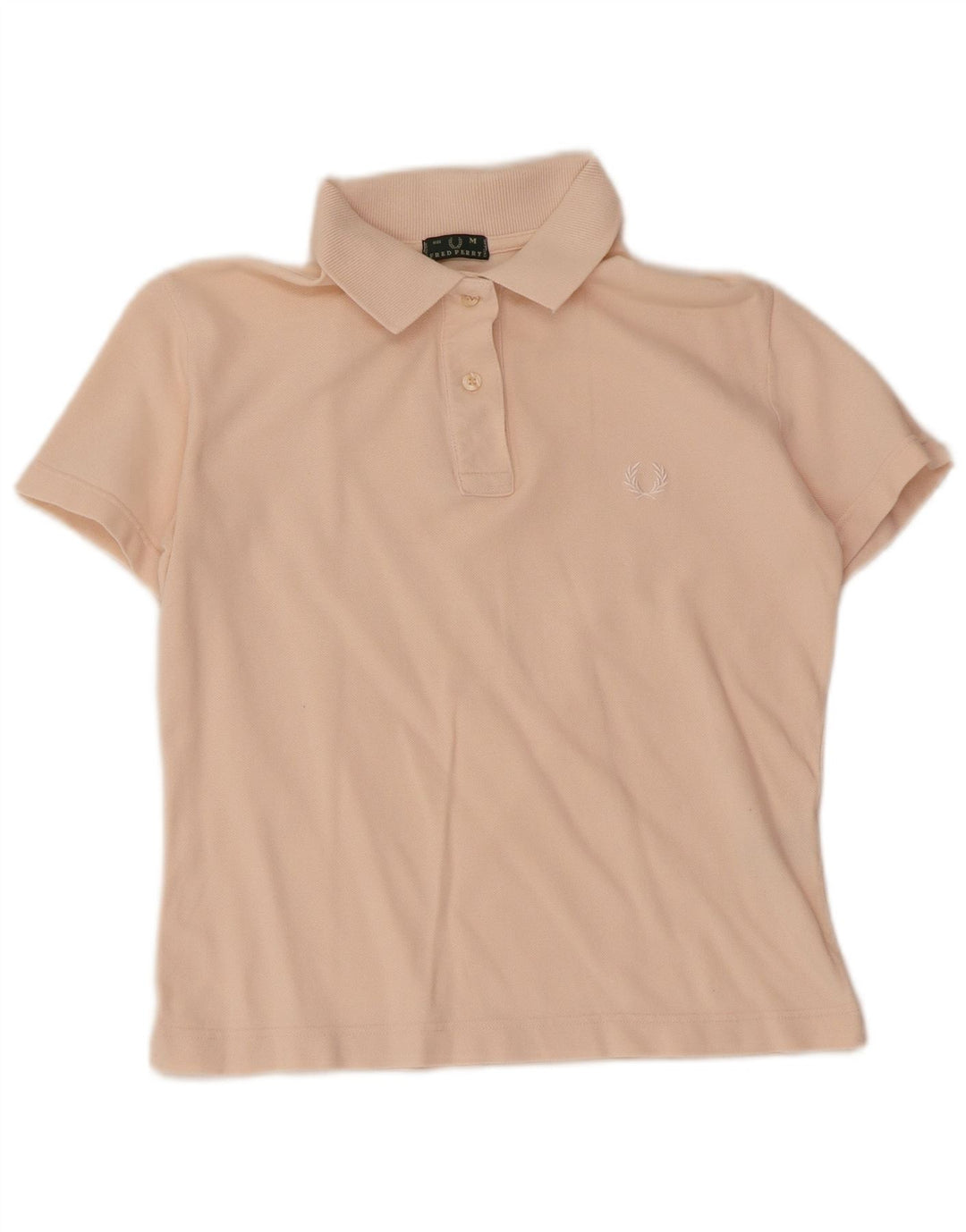 Fred Perry Polo para mujer UK 12 Algodón rosa medio