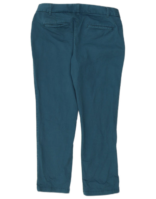 Pantalones chinos ajustados para mujer de Fat Face UK 10 Small W32 L25 Algodón azul