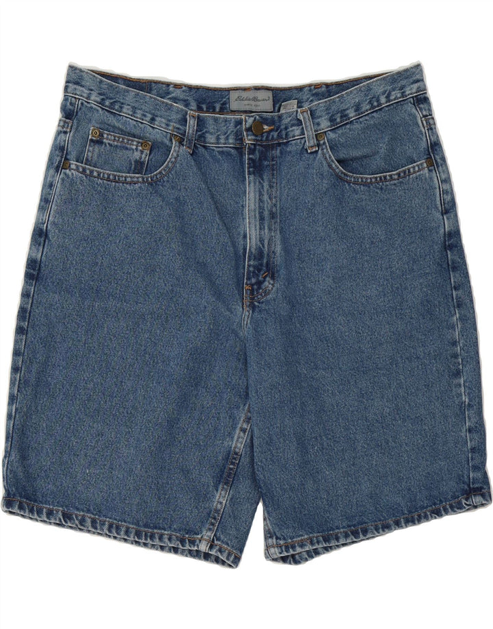 EDDIE BAUER Mens Denim Shorts  W38 XL Blue Cotton Vintage Eddie Bauer and Second-Hand Eddie Bauer from Messina Hembry 