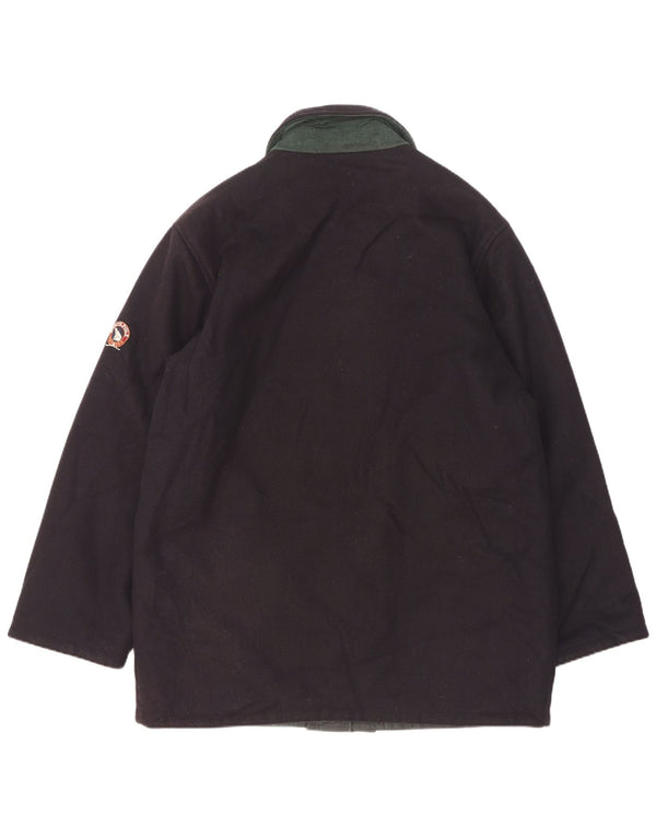 Abrigo cortavientos reversible para hombre North Pole UK 40 Large Lana azul marino