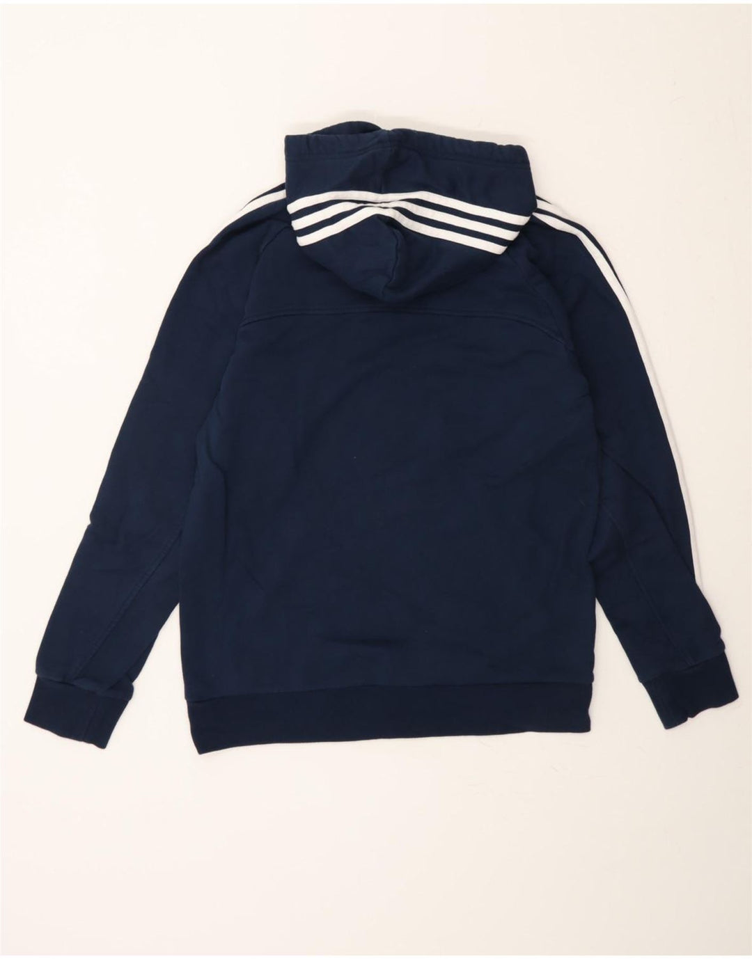 ADIDAS Hombre Sudadera con capucha Jumper Medium Azul Marino Algodón