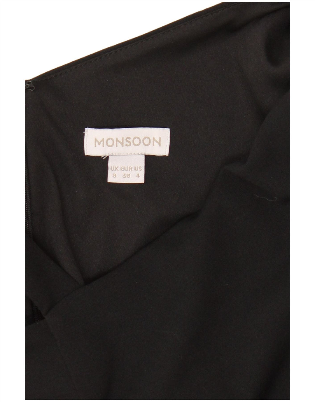 Monsoon Mono de un hombro para mujer UK 8 Small Poliéster negro
