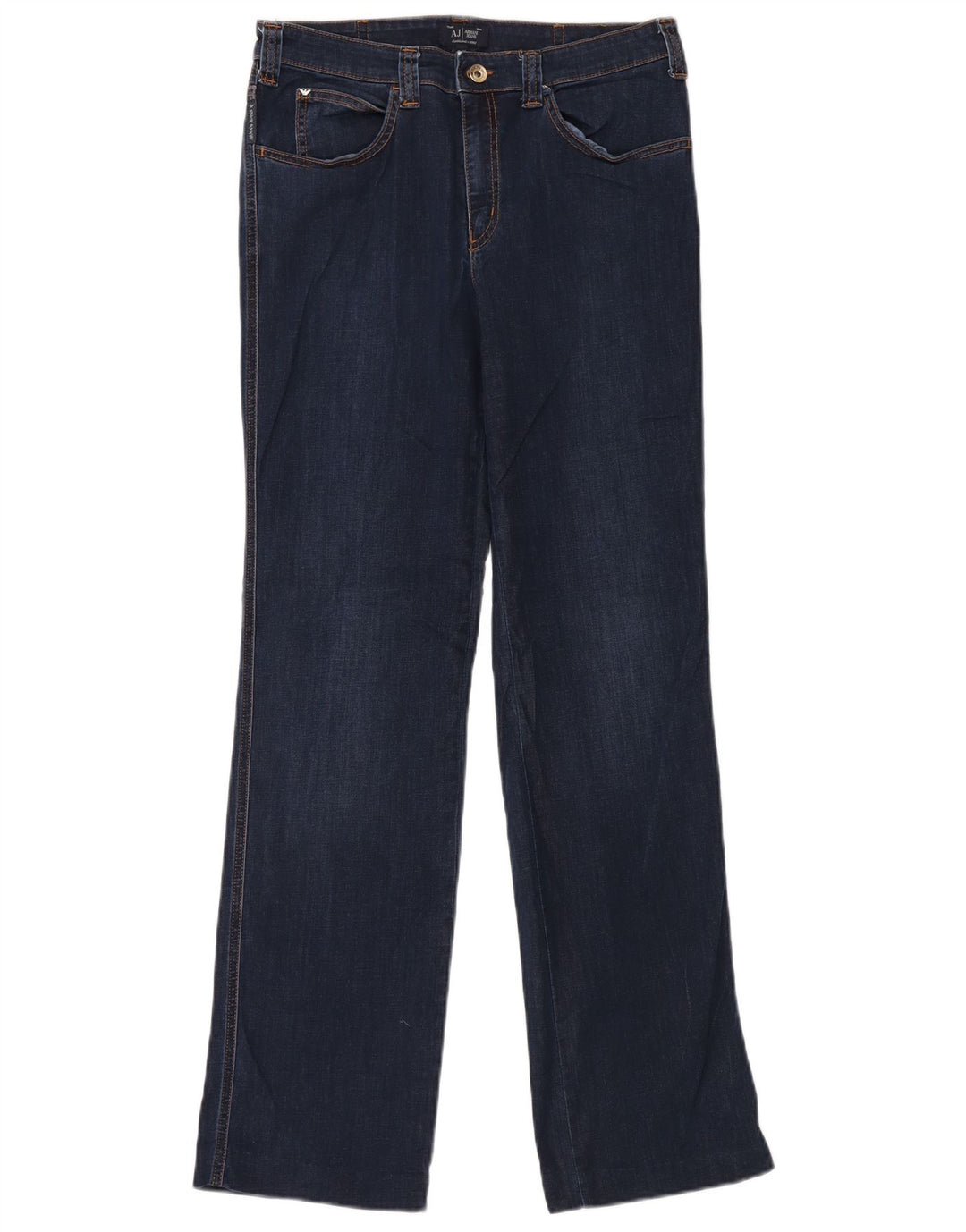 Jeans Armani Mujer Rectos W31 L32 Azul Marino Algodón