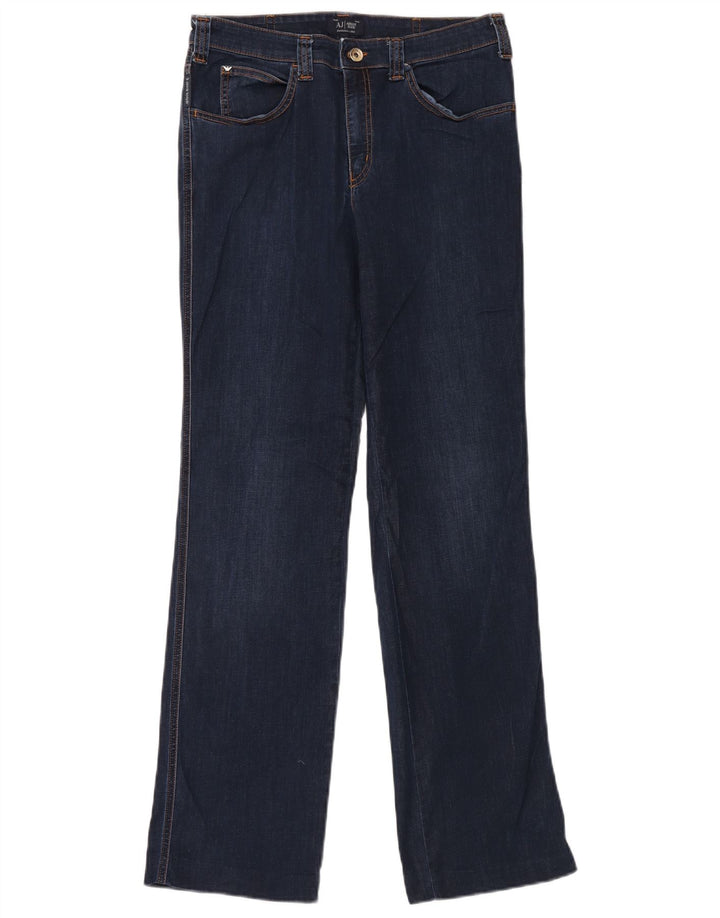 Jeans Armani Mujer Rectos W31 L32 Azul Marino Algodón
