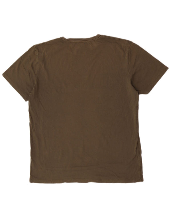 Jack & Jones Hombre Regular Fit Graphic Camiseta Top XL Algodón Verde