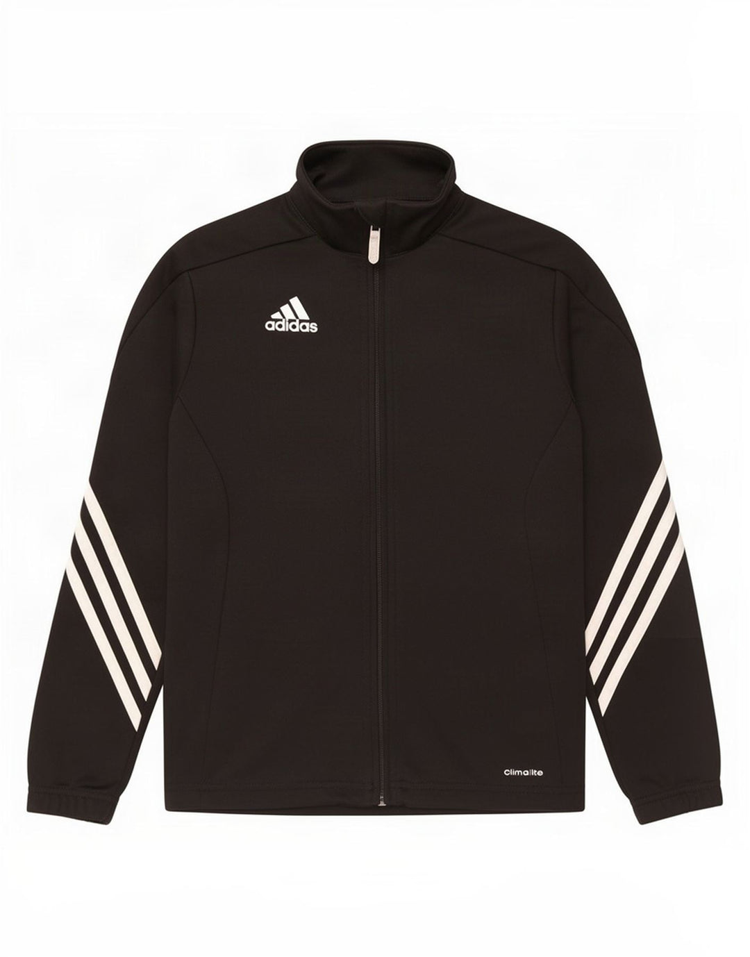 Adidas Chicos Climalite Chándal Top Chaqueta 9-10 Años Negro Poliéster