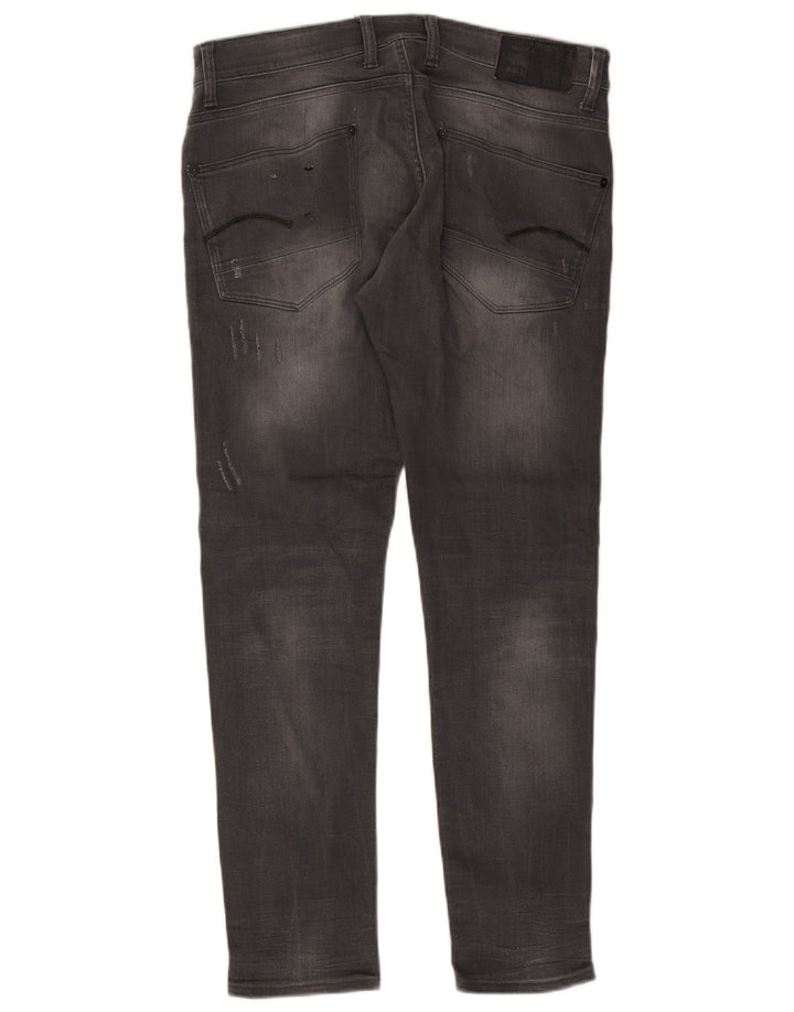 G-Star Vaqueros Super Slim Desgastados para Hombre W36 L32 Algodón Gris