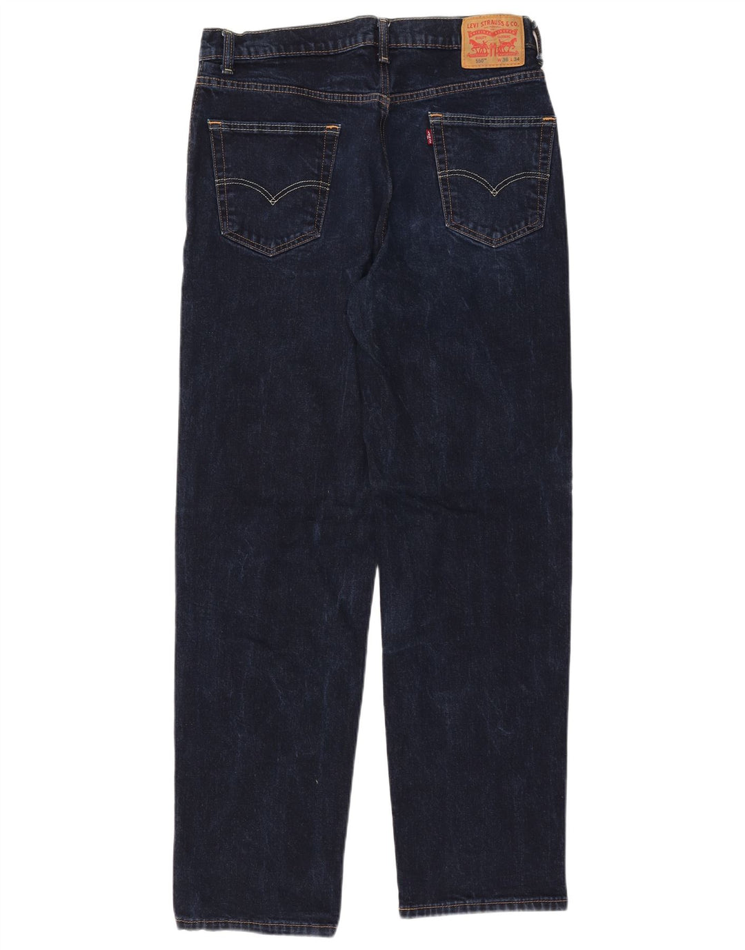Levi's Vaqueros rectos de ajuste relajado 550 para hombre W36 L34 Algodón azul marino